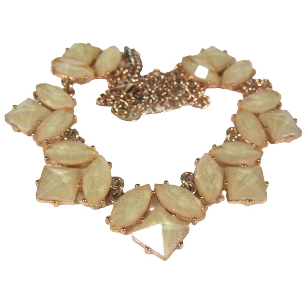 Necklace Copper COLOR Chain Strand Plastic 19 inch Jewelry Adjustable Sparkle